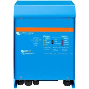 Inverter Off Grid e Caricabatterie Victron Quattro 12/3000/120-50/50