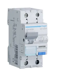 Interruttore automatico magnetotermico differenziale ACC 1 Polo + N 30Ma Tipo A 6 Ka C 2M - 2/13A