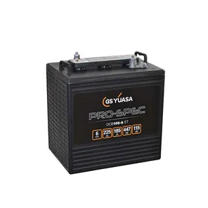 Batteries Yuasa Pro-Spec DCB105-6 (ET) 6V Capacité 225Ah (20 heures)