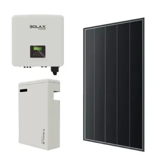 Kit photovoltaïque triphasé avec Solax X3 Hybrid 10kW + compteur et modules Hyundai 10875Wp
